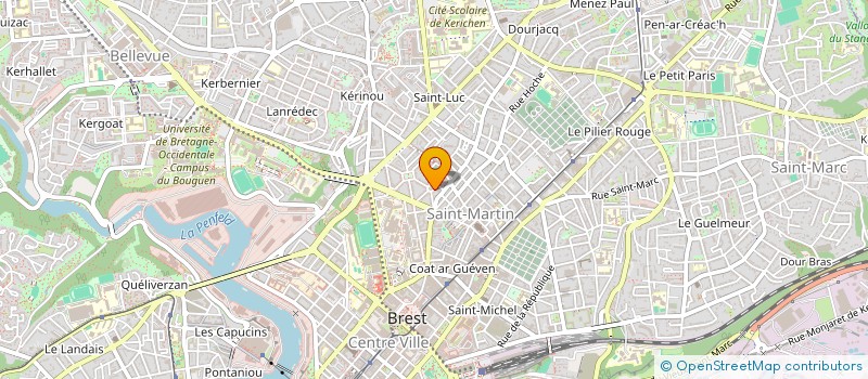 localisation de l'entreprise SCI DELMA  BREST