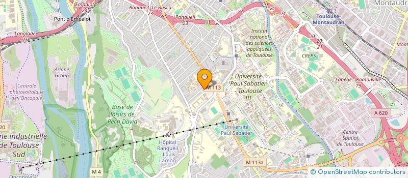 localisation de l'entreprise SCI DELMA à TOULOUSE