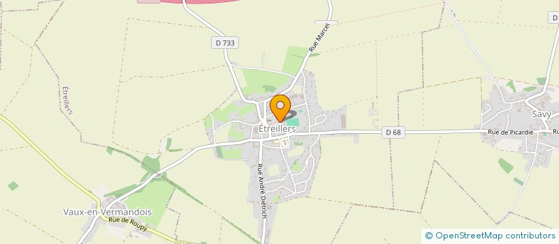 localisation de l'entreprise SCI DELMA  ETREILLERS