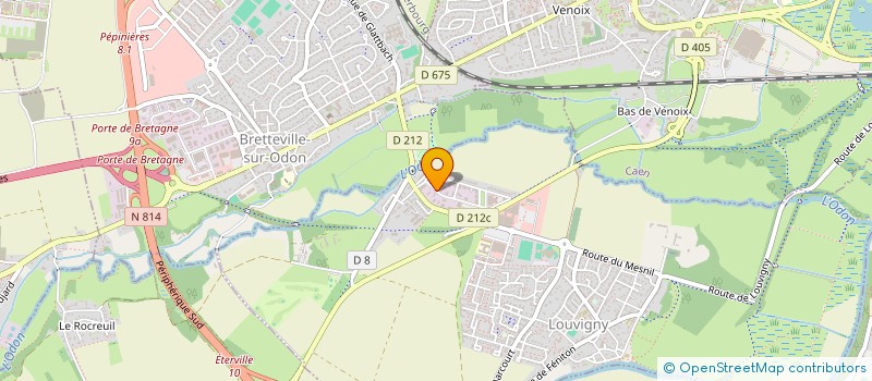 localisation de l'entreprise SCI DELMAG  LOUVIGNY