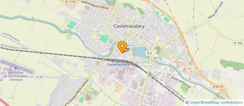 localisation de l'entreprise SCI DELMAR à CASTELNAUDARY