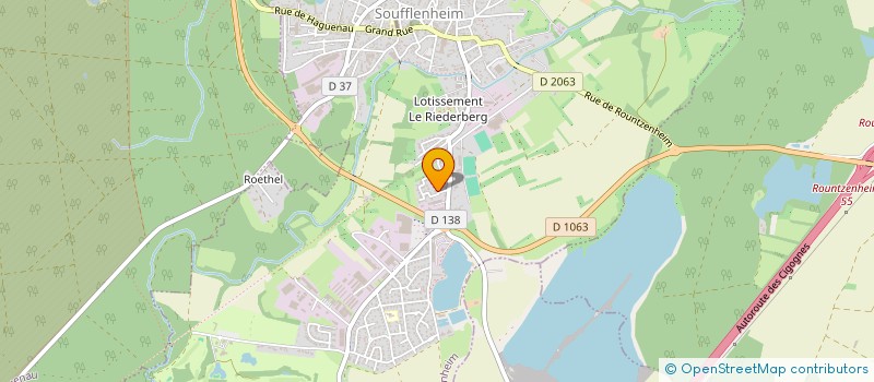 localisation de l'entreprise SCI DELMARONI  SOUFFLENHEIM