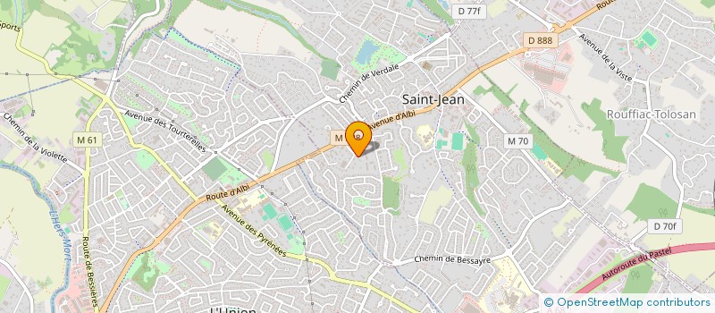 localisation de l'entreprise SCI DELMAS à SAINT-JEAN