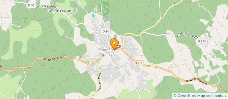 localisation de l'entreprise SCI DELMAS  LIMOGNE-EN-QUERCY