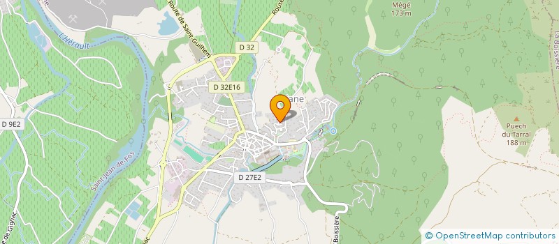 localisation de l'entreprise SCI DELMAS  ANIANE