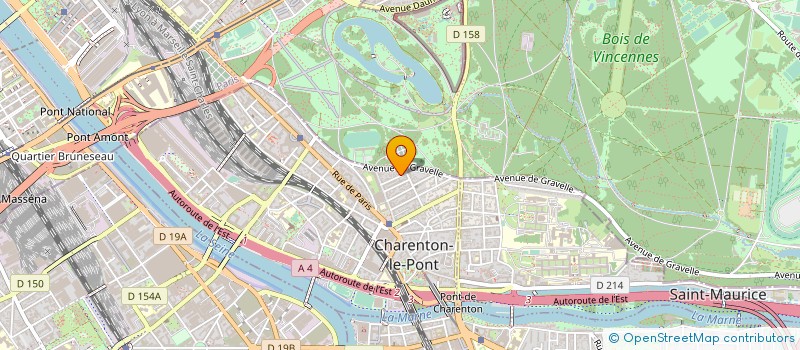 localisation de l'entreprise SCI DELMAS VICTOR HUGO  CHARENTON-LE-PONT