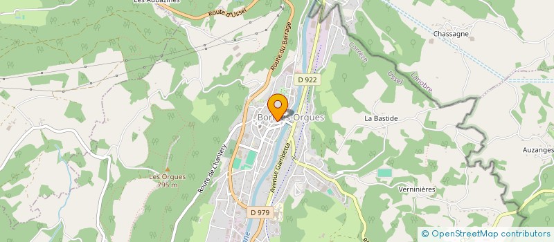 localisation de l'entreprise SCI DELMAT  BORT-LES-ORGUES