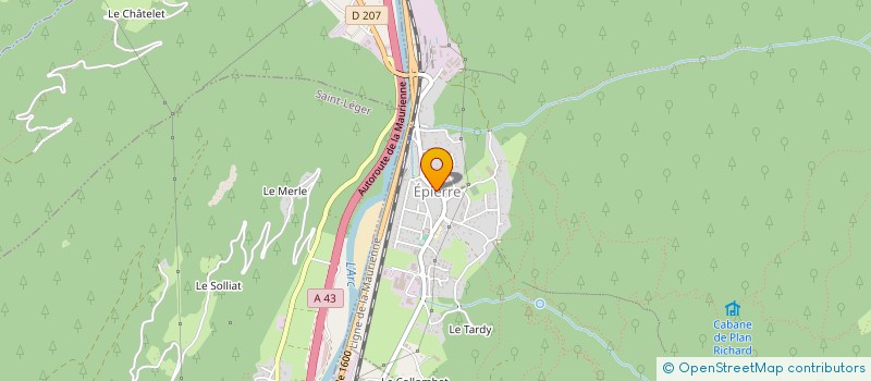 localisation de l'entreprise SCI DELMET  EPIERRE