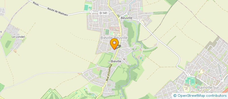 localisation de l'entreprise SCI DELMO  BIEVILLE-BEUVILLE