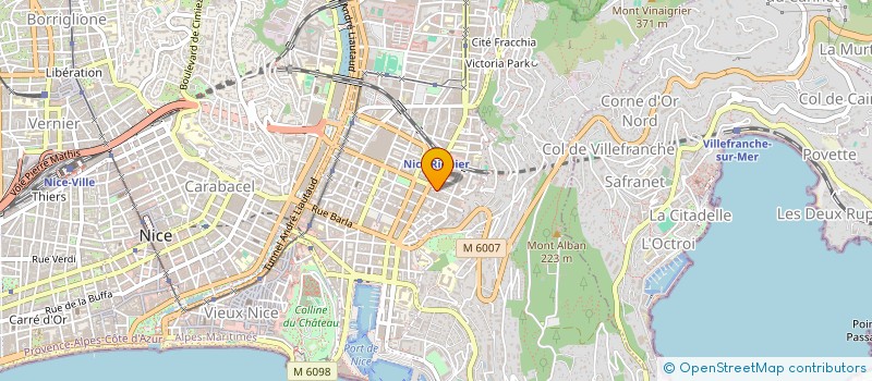 localisation de l'entreprise SCI DELMORIS à NICE