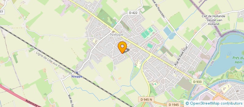 localisation de l'entreprise SCI DELMOTTE  NIEPPE