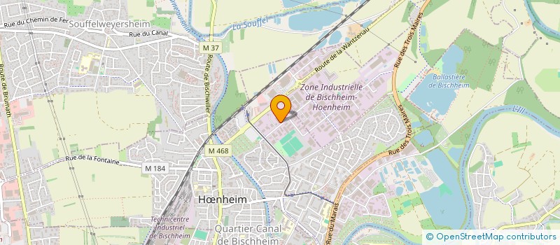 localisation de l'entreprise SCI DELMUL  HNHEIM