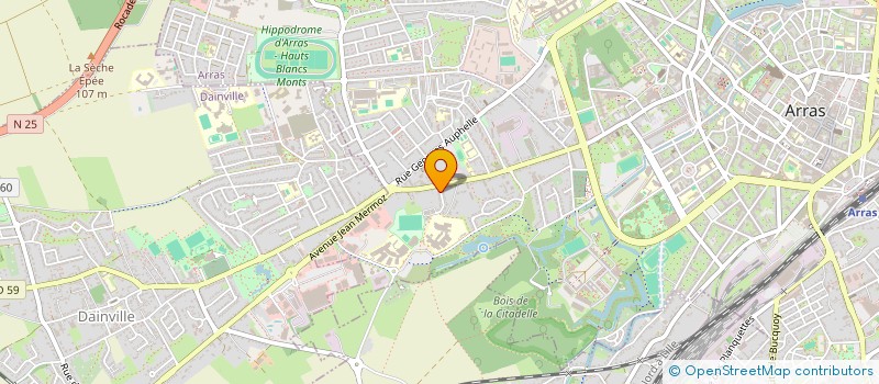 localisation de l'entreprise SCI DELNESTE VANUXEM à ARRAS