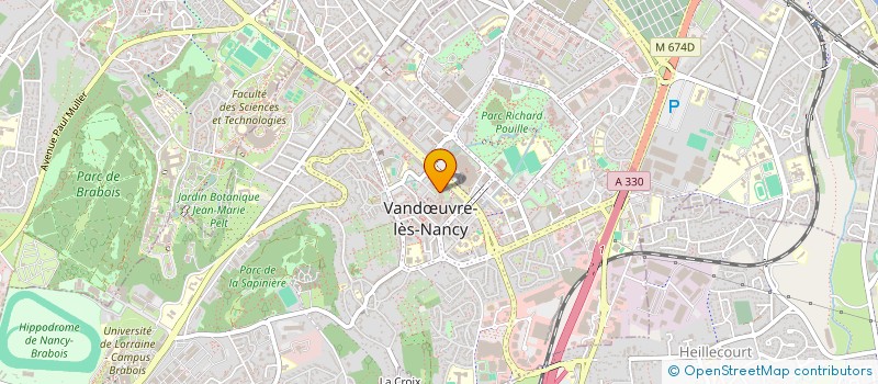 localisation de l'entreprise SCI DELNI  VANDUVRE-LES-NANCY