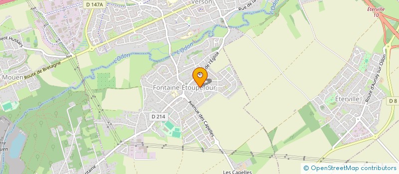 localisation de l'entreprise SCI DELO  FONTAINE-ETOUPEFOUR