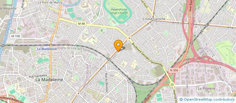 localisation de l'entreprise SCI DELOBEL à MARCQ-EN-BARŒUL