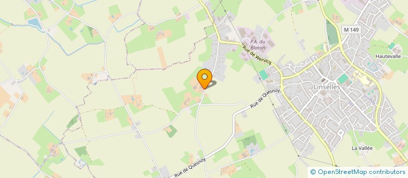 localisation de l'entreprise SCI DELOBEL A.L.V.A.R  LINSELLES