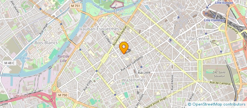 localisation de l'entreprise SCI DELOBELLE à LILLE