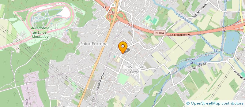 localisation de l'entreprise SCI DELOCEAN  LEUVILLE-SUR-ORGE