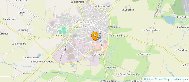 localisation de l'entreprise SCI DELOGE PERE ET FILS  VILLAINES-LA-JUHEL
