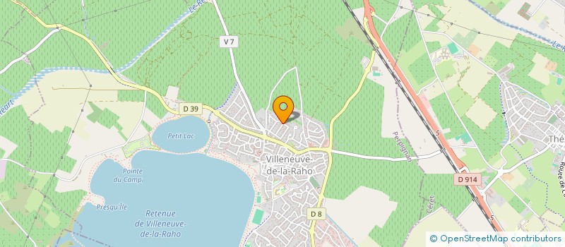 localisation de l'entreprise SCI DELONCA INVESTISSEMENTS  VILLENEUVE-DE-LA-RAHO