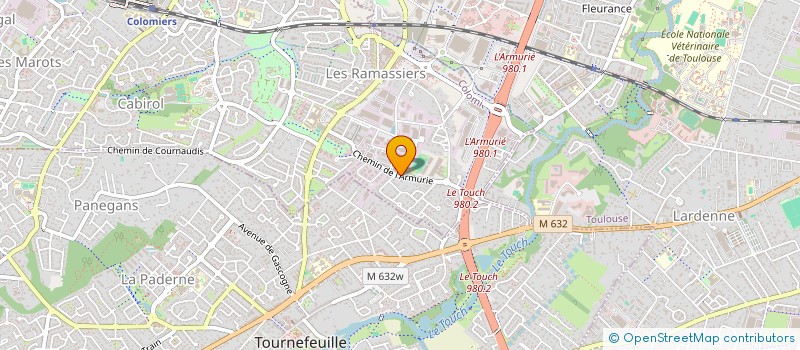 localisation de l'entreprise SCI DELOR à COLOMIERS