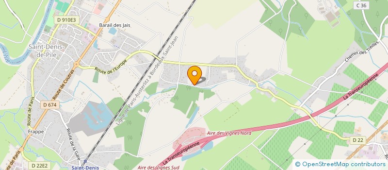 localisation de l'entreprise SCI DELORD  SAINT-DENIS-DE-PILE