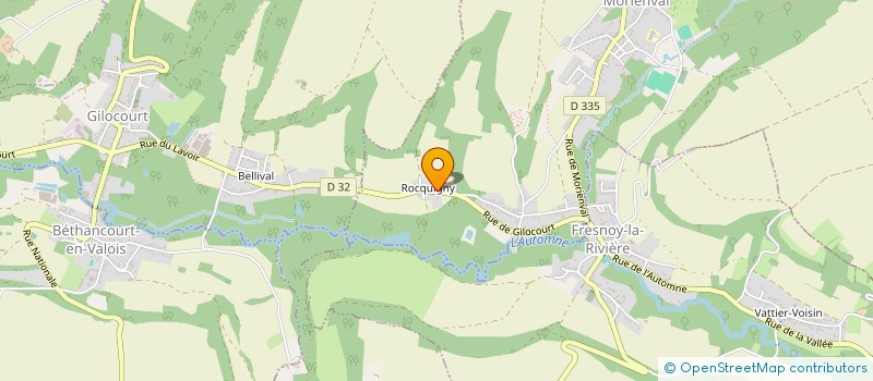 localisation de l'entreprise SCI DELOREST  MORIENVAL