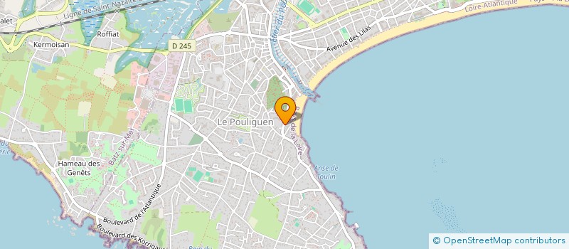 localisation de l'entreprise SCI DELORME 2  LE POULIGUEN