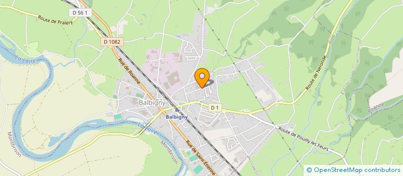 localisation de l'entreprise SCI DELORME 42  BALBIGNY