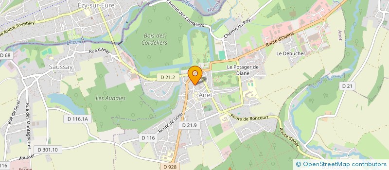 localisation de l'entreprise SCI DELORME à ANET