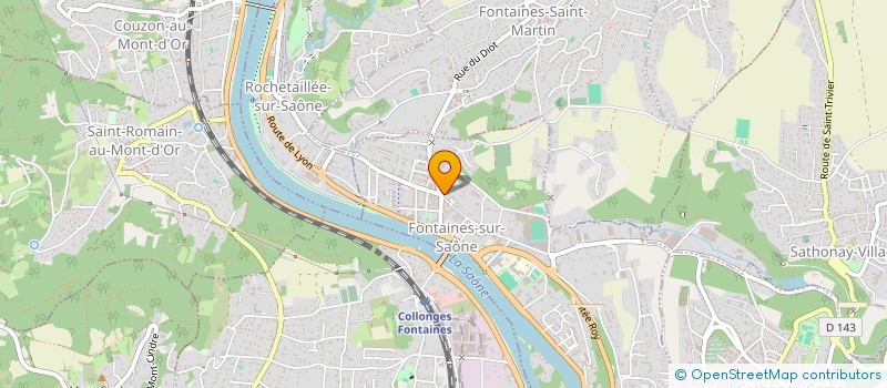 localisation de l'entreprise SCI DELORME  FONTAINES-SUR-SAONE