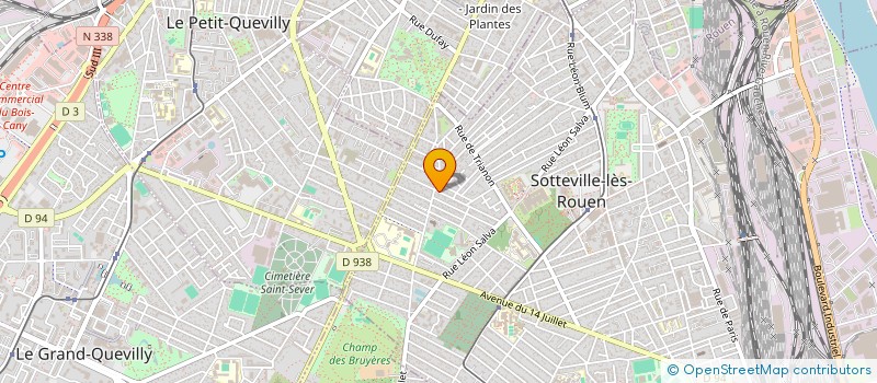 localisation de l'entreprise SCI DELORME  SOTTEVILLE-LES-ROUEN