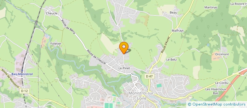 localisation de l'entreprise SCI DELORME  MONISTROL-SUR-LOIRE