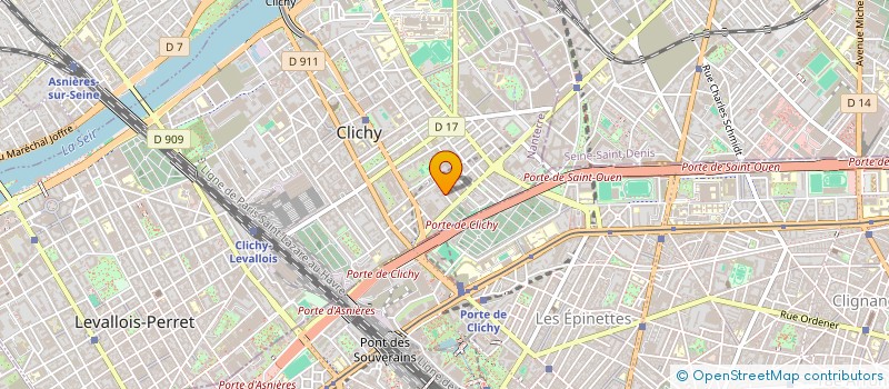 localisation de l'entreprise SCI DELORME à CLICHY