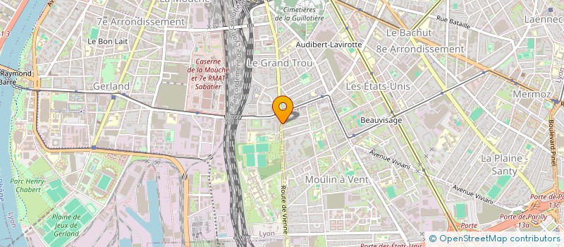 localisation de l'entreprise SCI DELORME IMMOBILIER  VENISSIEUX