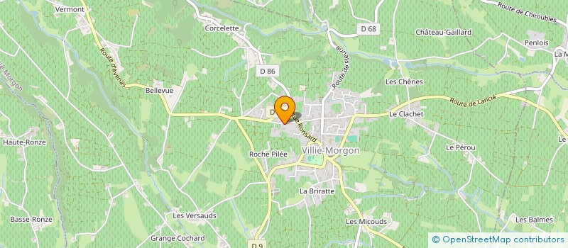 localisation de l'entreprise SCI DELORME LAMORT  VILLIE-MORGON