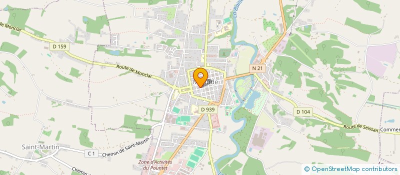 localisation de l'entreprise SCI DELORT à MIRANDE