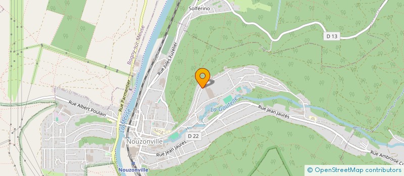 localisation de l'entreprise SCI DELORY  NOUZONVILLE