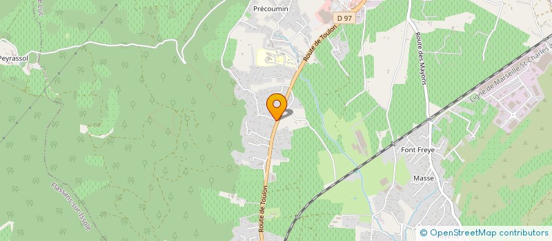 localisation de l'entreprise SCI DELORY  LE LUC