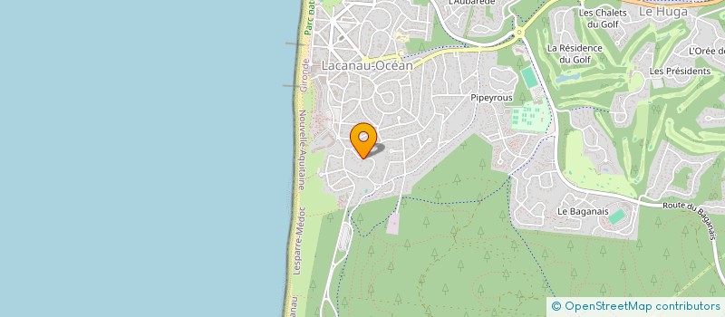 localisation de l'entreprise SCI DELOSTON  LACANAU