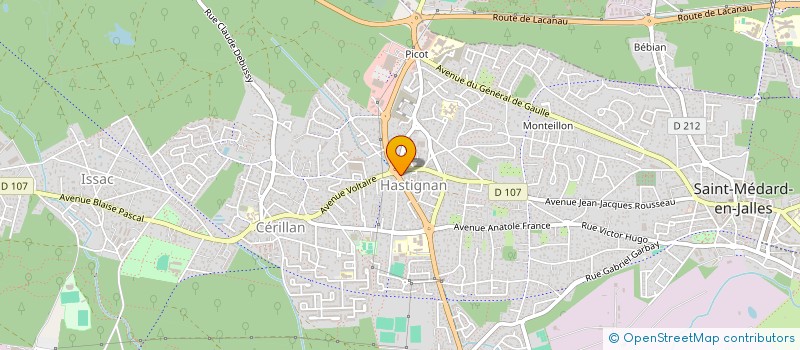 localisation de l'entreprise SCI DELOTHA  SAINT-MEDARD-EN-JALLES