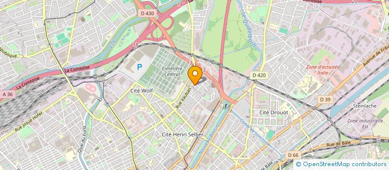 localisation de l'entreprise SCI DELOU  ILLZACH