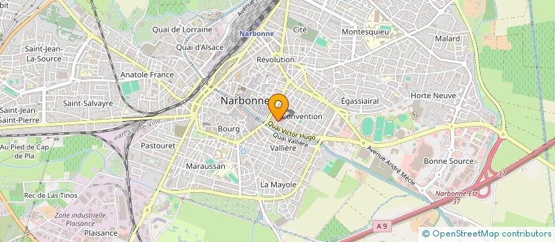localisation de l'entreprise SCI DELOUP à NARBONNE