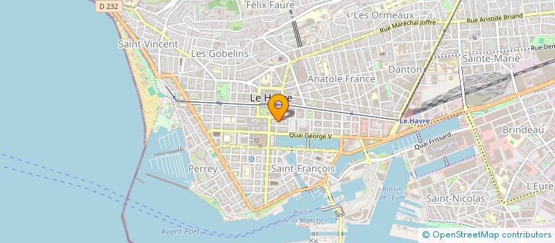 localisation de l'entreprise SCI DELP HE à LE HAVRE