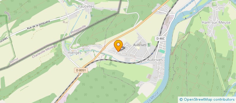 localisation de l'entreprise SCI DELPA  AUBRIVES