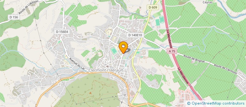 localisation de l'entreprise SCI DELPAPAS  CLERMONT-L'HERAULT