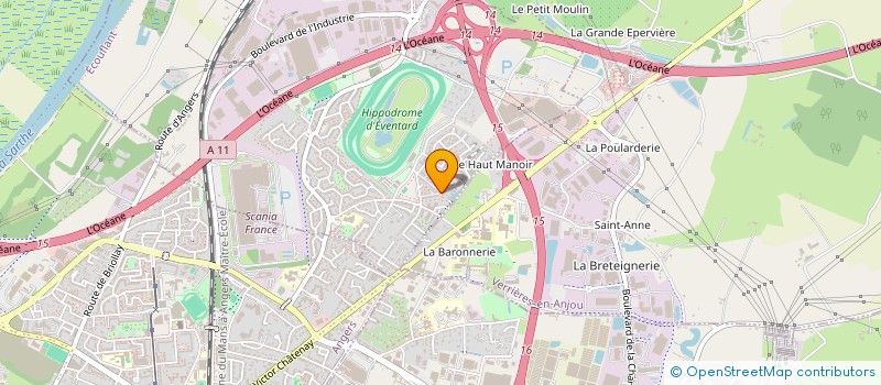 localisation de l'entreprise SCI DELPASYDA  ECOUFLANT