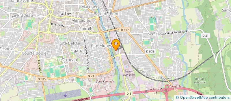 localisation de l'entreprise SCI DELPECH  SEMEAC