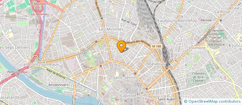 localisation de l'entreprise SCI DELPECH CHALETS  TOULOUSE